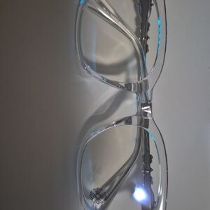 CH Clear Eyeglasses with Floral Detail